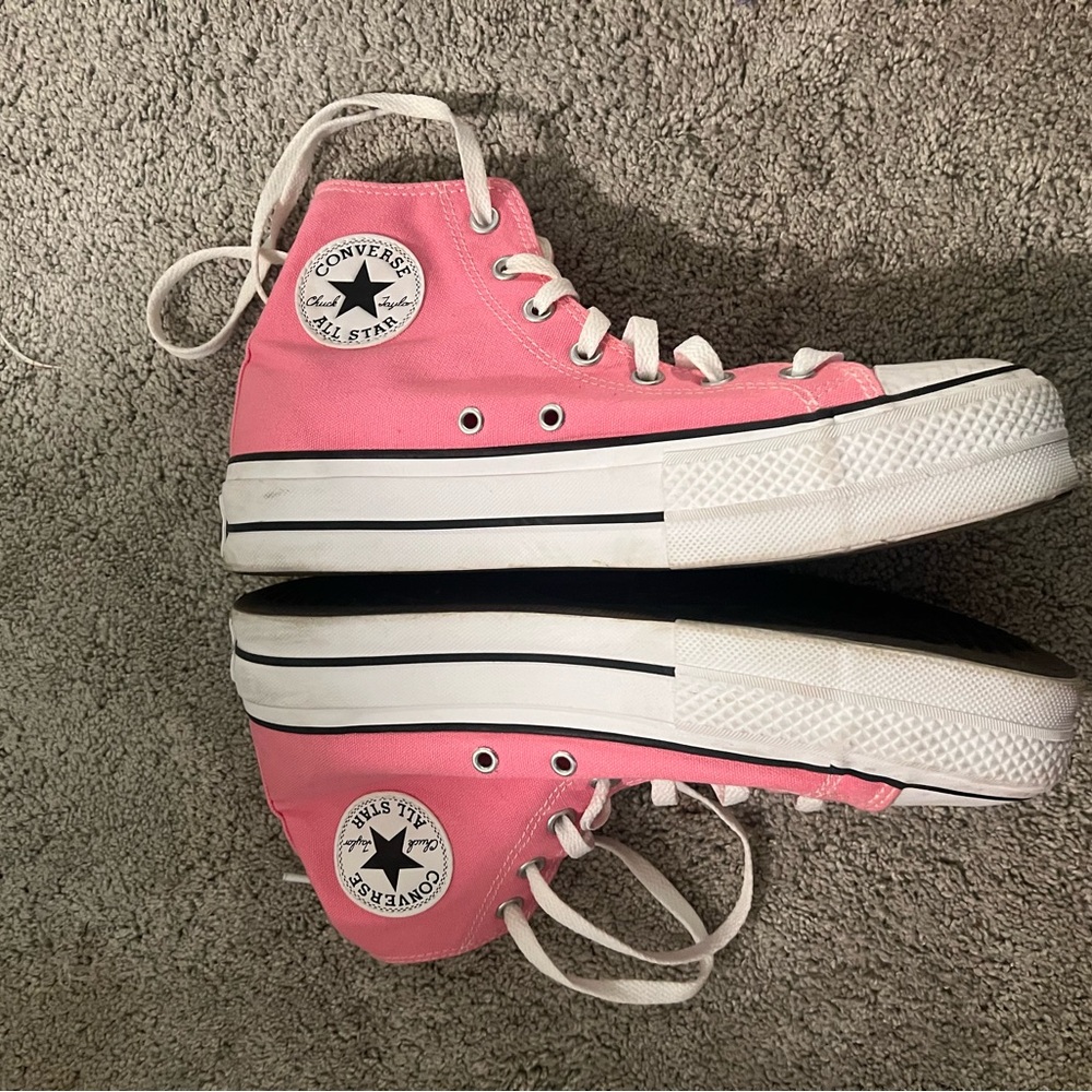 Pink platform converse - Picture 2 of 6